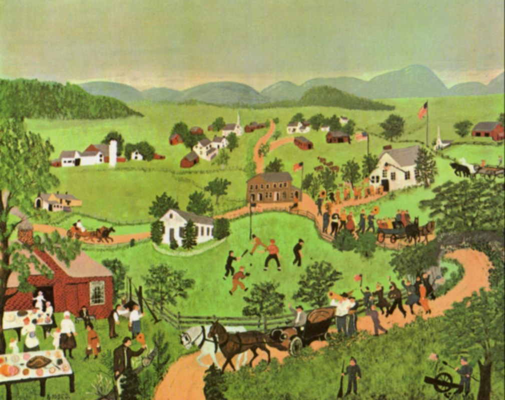 Image result for grandma moses most famous paintings