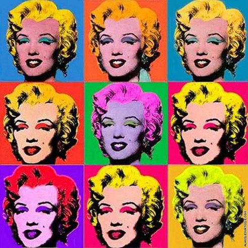 Znalezione obrazy dla zapytania Marilyn Monroe audrey warhol